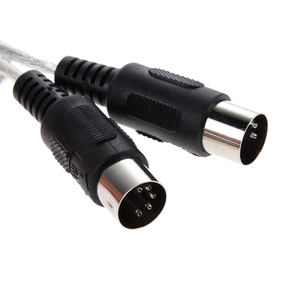 Convertidor de Cable USB a MIDI Cable USB convertidor MIDI de entrada y salida Cable convertidor de teclado compatible con ordenador portátil Windows y - imagen 3