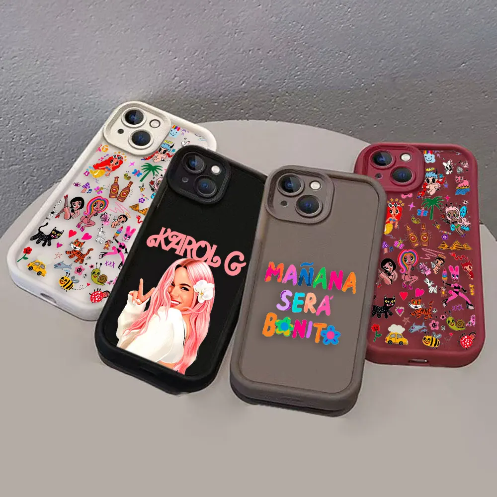 Funda de teléfono Pop Singer Manana Sera b-bonito k-karol G para iPhone 16 APPLE 15 14 13 12 11 PRO MAX PLUS TPU Color Funda - imagen 2