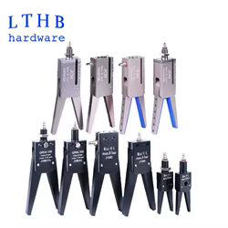 Pinza de brazo de Robot, abrazadera neumática en forma de accesorio no estándar, extensión de rosca, cubierta antideslizante, herramienta de autolación de moldeo por inyección