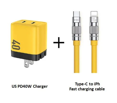 US Charger iPh Cable