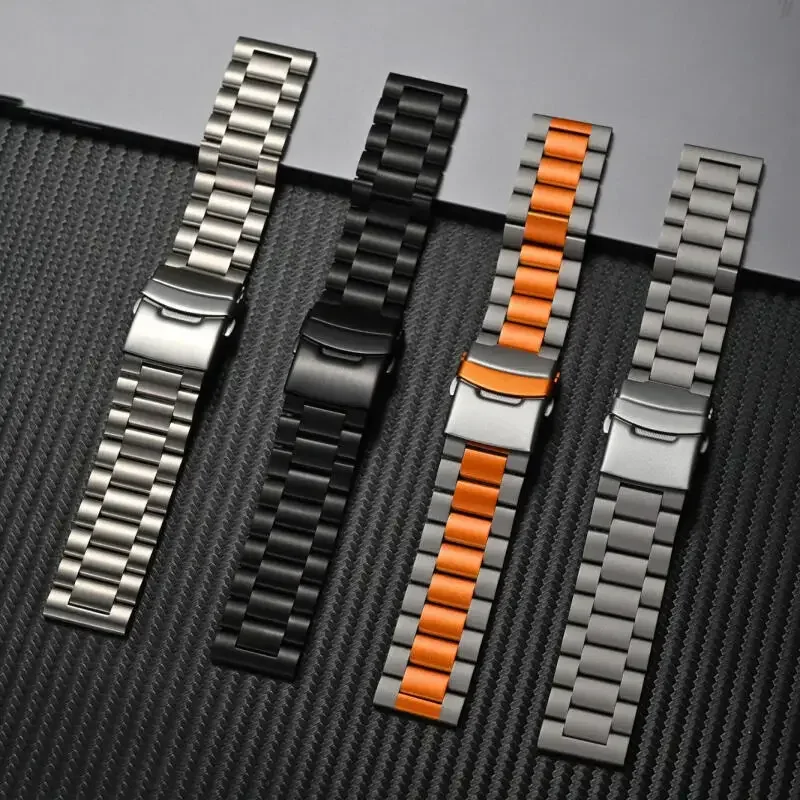 Correa de Metal de acero inoxidable de 22mm para Huawei Watch 5/GT5 Pro 4 3 2 pulsera de 46mm para Honor Watch GS 4/GS 3/GS 3i/GS Pro Band - imagen 4