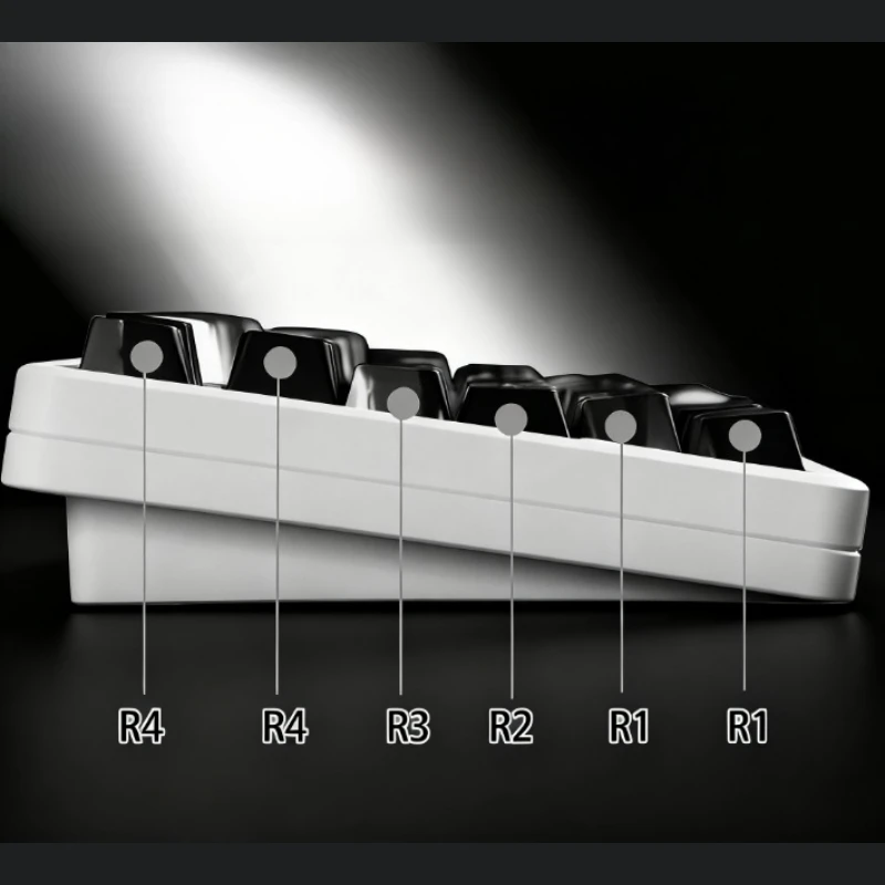 Juego de teclas con temática de ataque a los Titanes para mujer, perfil de cereza, estampado lateral, 87 teclas, PBT, teclados Wooting/Wolf Spider, accesorio - imagen 3