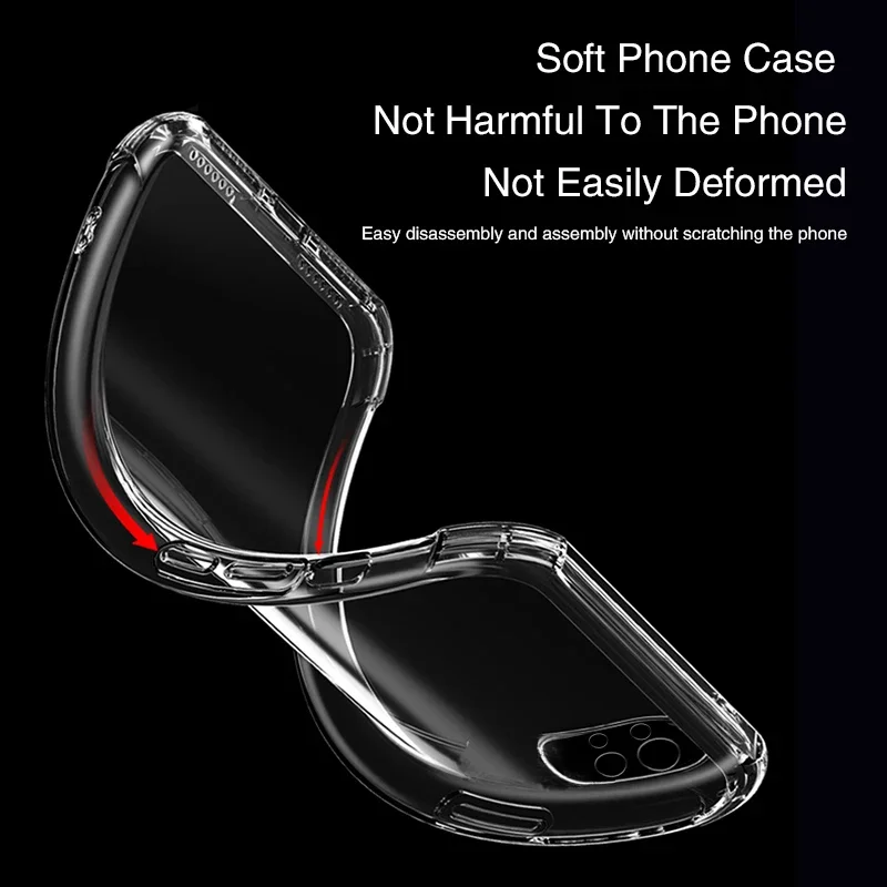 Fundas de Airbag transparentes originales para Xiaomi Mi 11 11X 11T Lite Pro Ultra 11i 11Lite NE Xiaomi11Pro 11 bolsas anticaída ultrasuaves - imagen 4