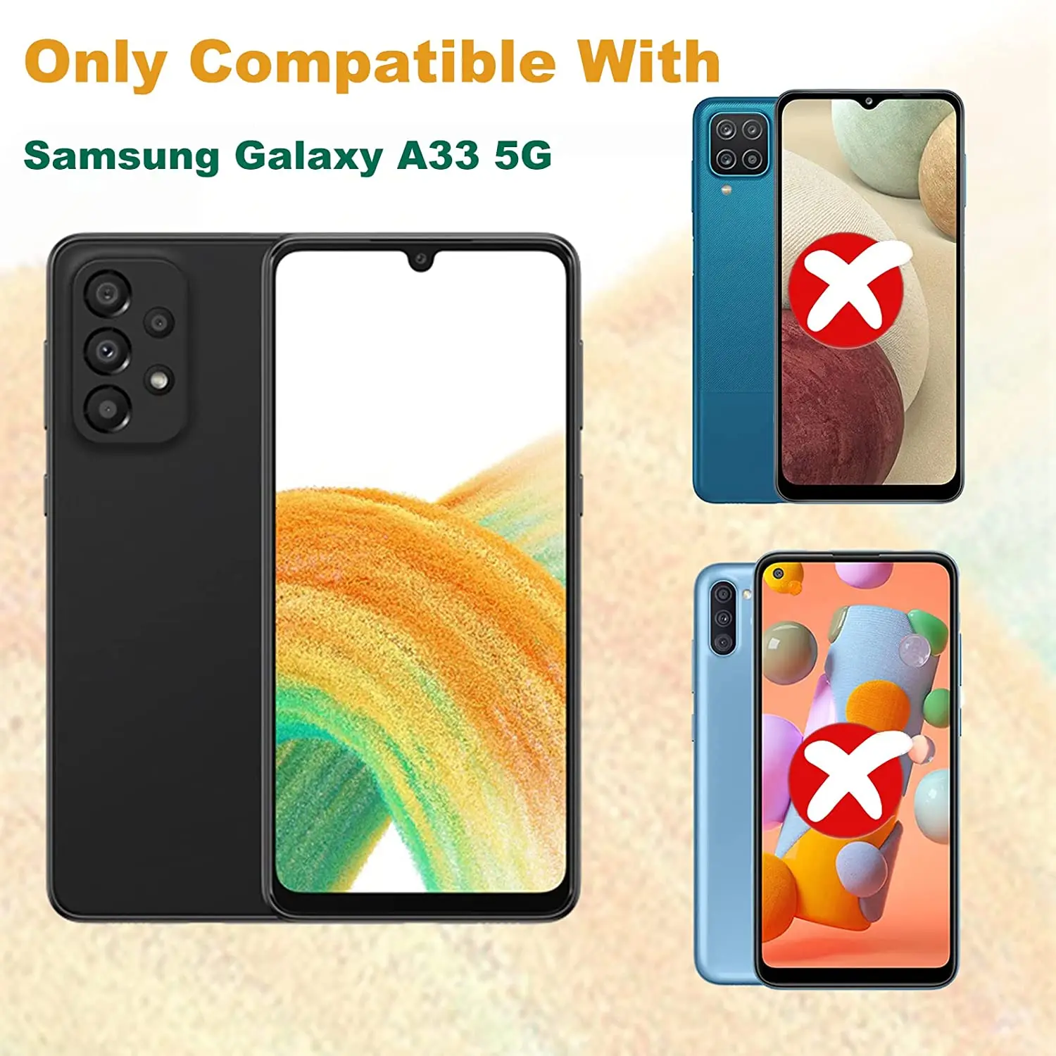 2/4 Uds 9H vidrio templado para Samsung Galaxy A33 5G HD Protector de pantalla de vidrio - imagen 3