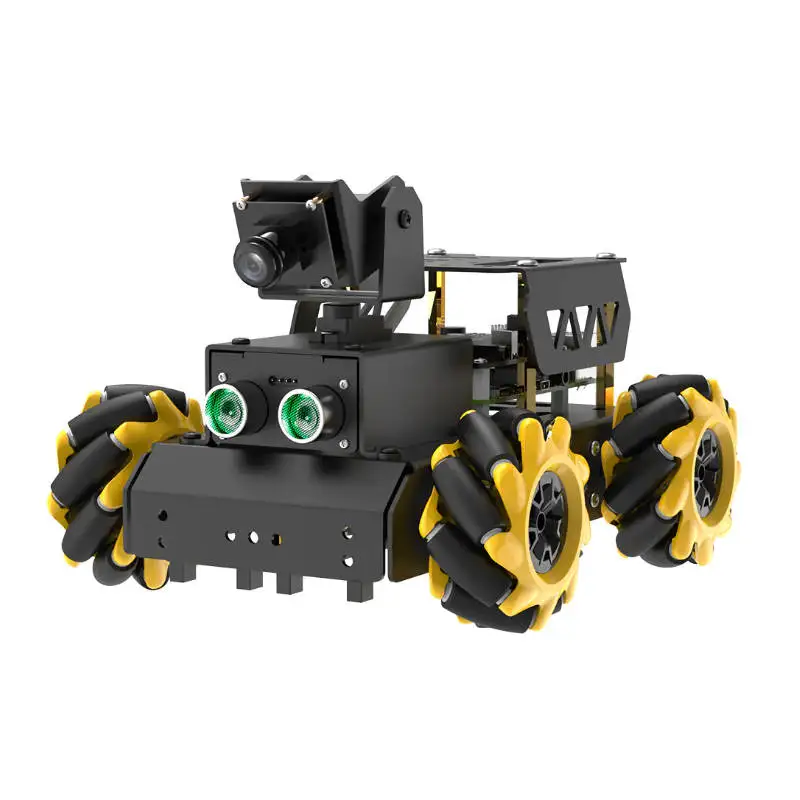 Hiwonder TurboPi Raspberry Pi Omnidireccional Mecanum Wheels Robot Car Kit con cámara, código abierto, Python para principiantes