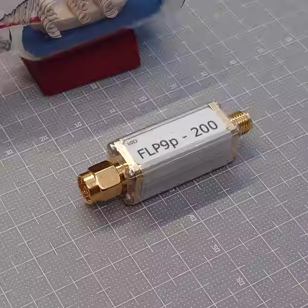 Banda de paso plana de 200MHz/250MHz, filtro de paso bajo de 9. ° paso, componentes LC discretos, factor de forma de tamaño pequeño, interfaz SMA hembra a macho