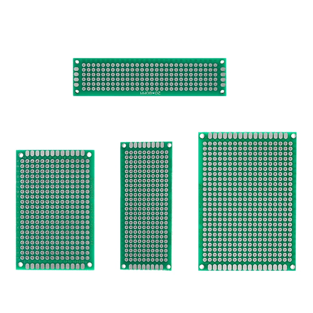 Kit PCB de 24 Uds., placa prototipo, placa de circuito de doble cara 2*8 3*7 4*6 5*7cm, Kits electrónicos de soldadura DIY - imagen 2
