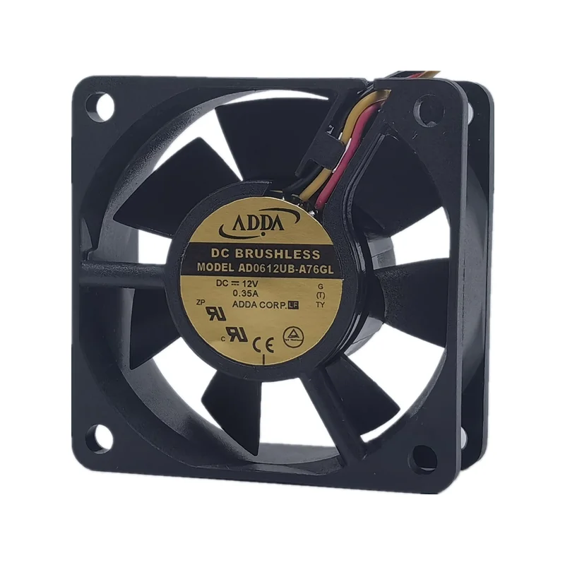 Nuevo ADDA AD0612UB-A76G 12V 0.35A 6025 6cm convertidor de frecuencia chasis ventilador de refrigeración - imagen 2