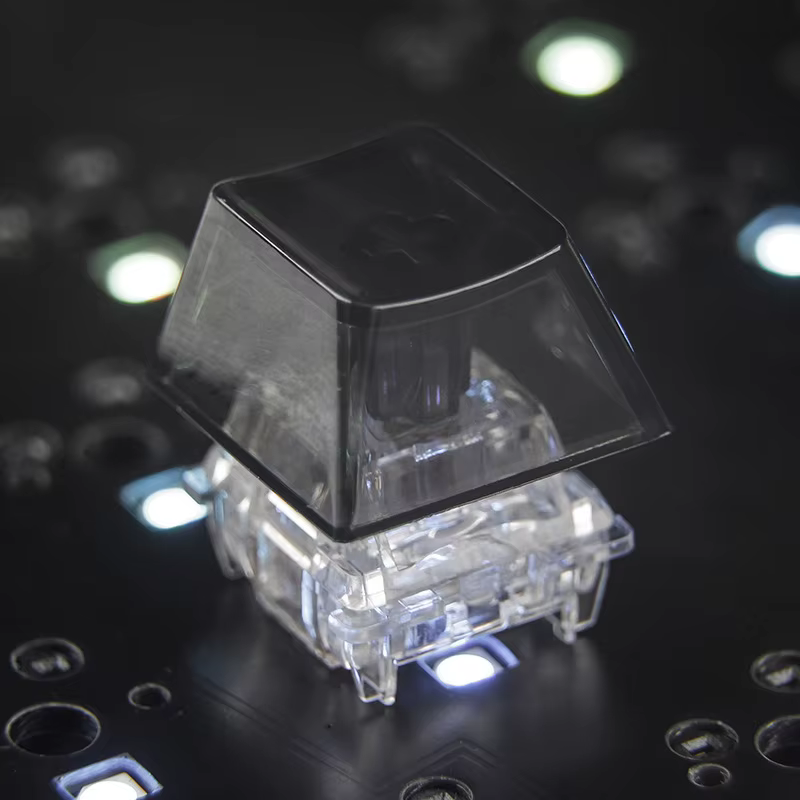 Teclas transparentes R4 de perfil Cherry para amantes de los juegos, teclas en blanco para PC, teclado para juegos MX switch, regalo DIY, 1 piezas - imagen 3
