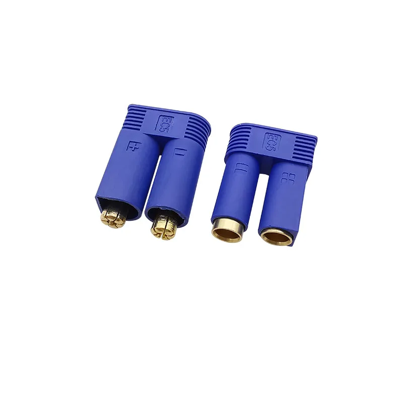 10 Uds EC5 conectores de clavija de plátano hembra macho EC5 conector tipo bala de 5,0mm para RC ESC Lipo dispositivo de batería Motor eléctrico DIY - imagen 2