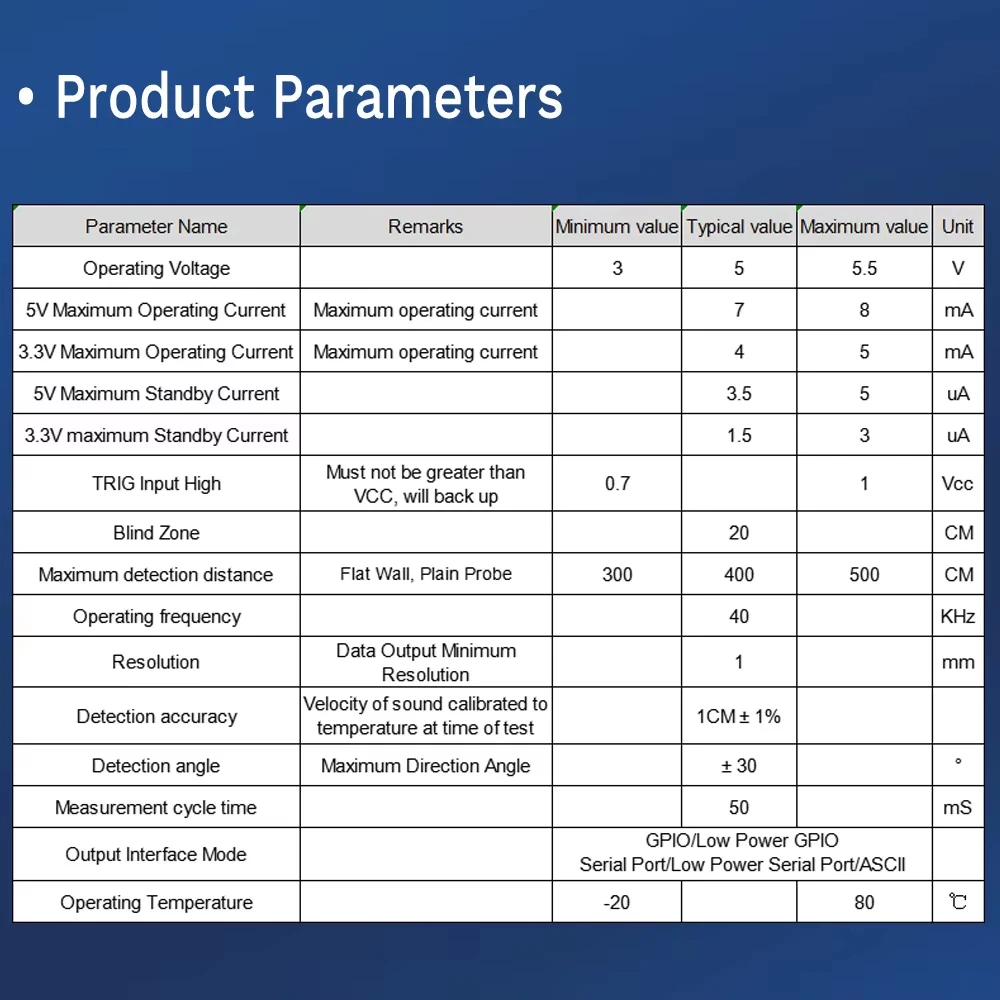 Módulo de sensor de alcance ultrasónico para AJ-SR04M resistente al agua con cable de 2,5 M Sensor de medición de distancia de sonda para Arduino 20-450 CM - imagen 4