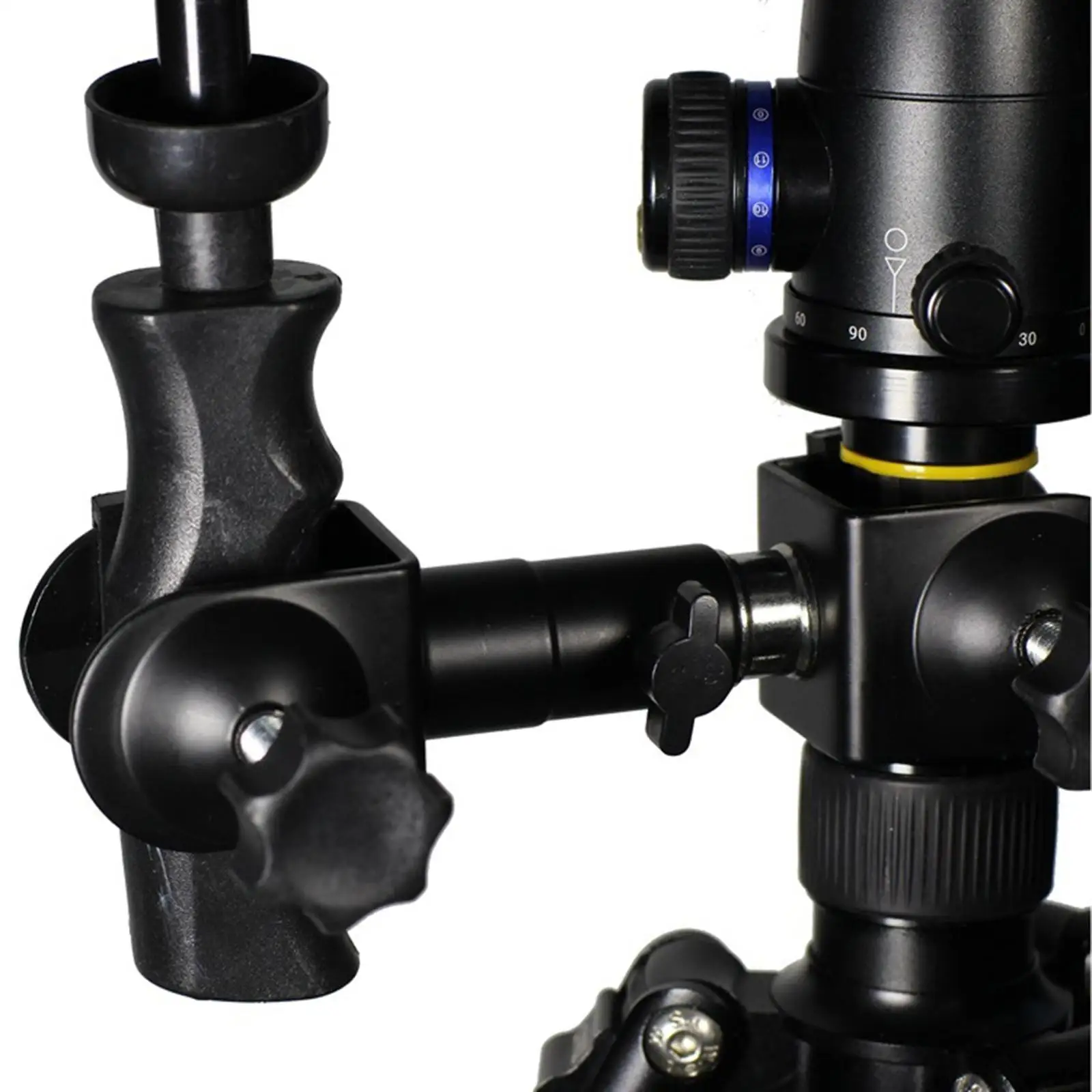 Soporte de Flash de cámara con paraguas Reflector giratorio de Metal