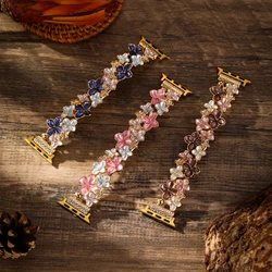 Correa de metal Apple Watch Ultra 2 – Pulsera flores resistente