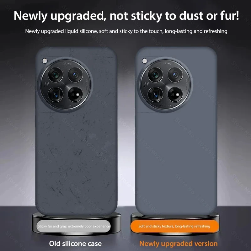 Para oneplus 13 12 12r 11 caso original líquido silicona teléfono casos para oneplus 12 13 12r Nord 4 10 pro silicona cubierta a prueba de golpes - imagen 5