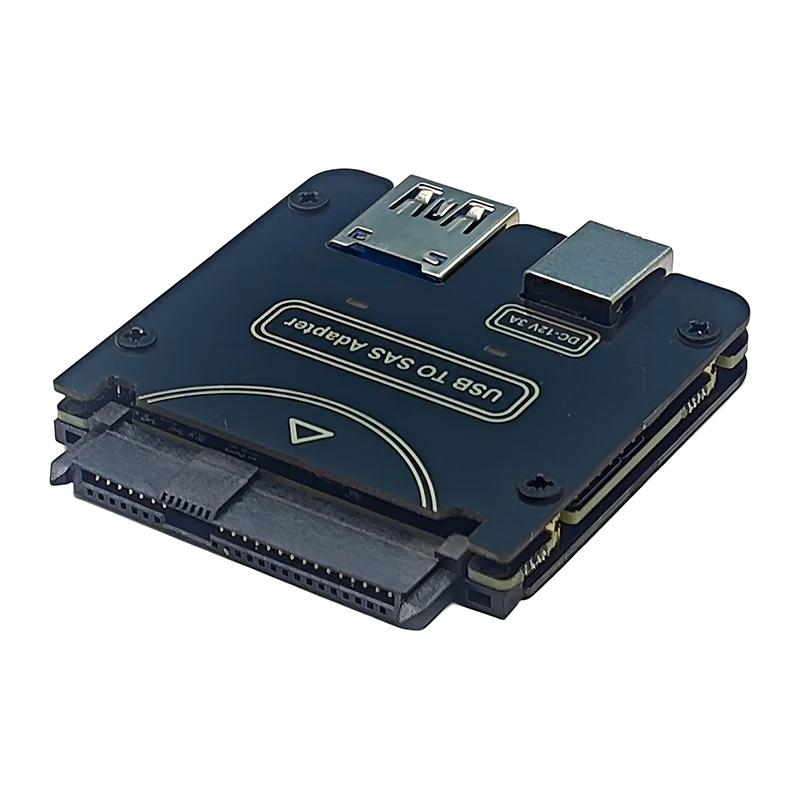 Tarjeta de expansión USB3.0 a SAS SSD, adaptador de SFF-8482 de USB a SAS de 29 pines, Cable de unidad fácil de 6Gbps para disco duro SAS de escritorio de 2,5/3,5 pulgadas - imagen 3