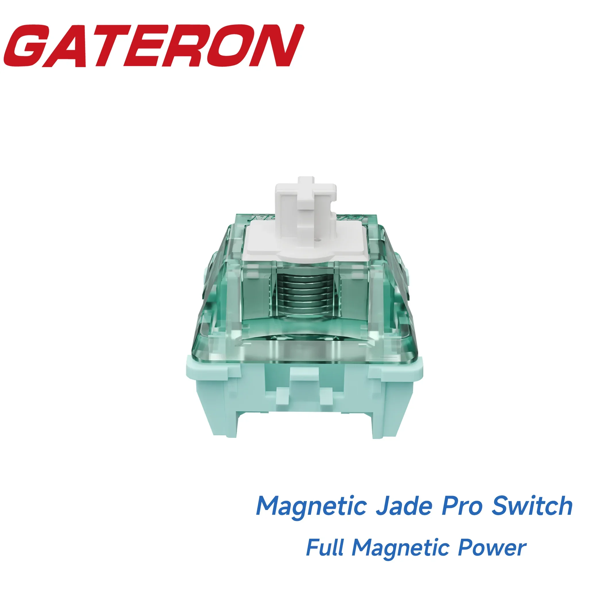 Gateron-interruptor magnético de Jade Pro, interruptor lineal de Jade mágico para teclado mecánico magnético, HIFI, prelubricado, 36g, POM, PC, PA66, Hall