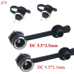 Conector Alimentación CC Hembra para Montaje en Panel
