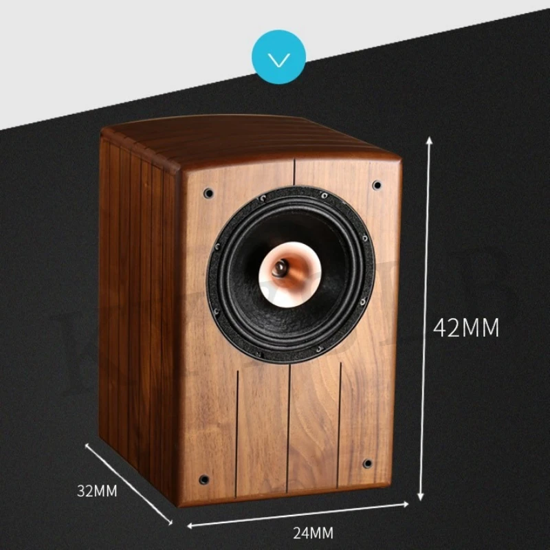 KYYSLB 80-150W 8 pulgadas altavoz de estantería Coaxial Hifi Audiophile Audio en casa sonido cine en casa altavoces de madera de alta fidelidad - imagen 3