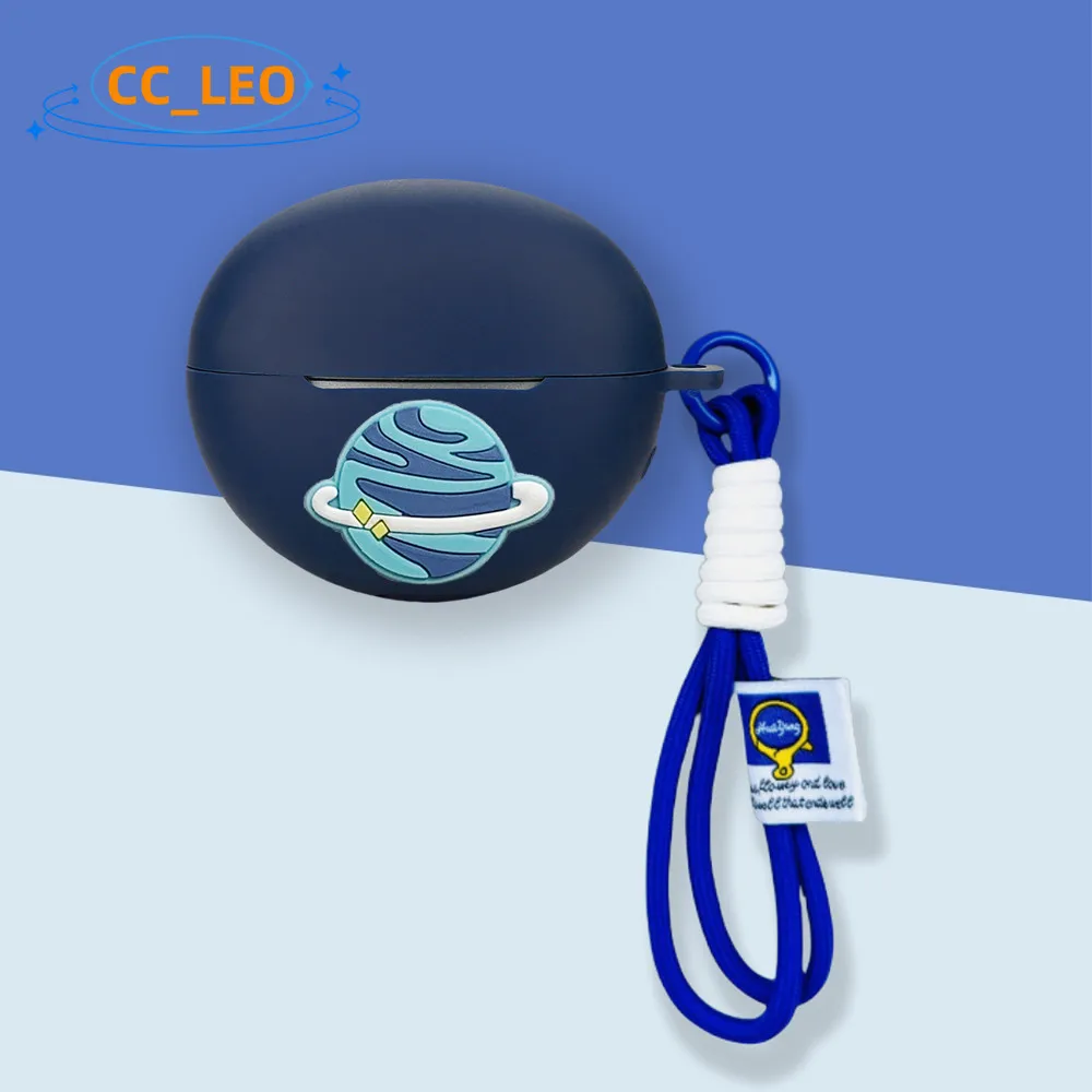 Para Honor Choice, funda con Clip para auriculares, lindo cerdito, cordón de dinosaurio, funda suave de silicona, funda protectora con Clip para auriculares Honor Choice - imagen 5