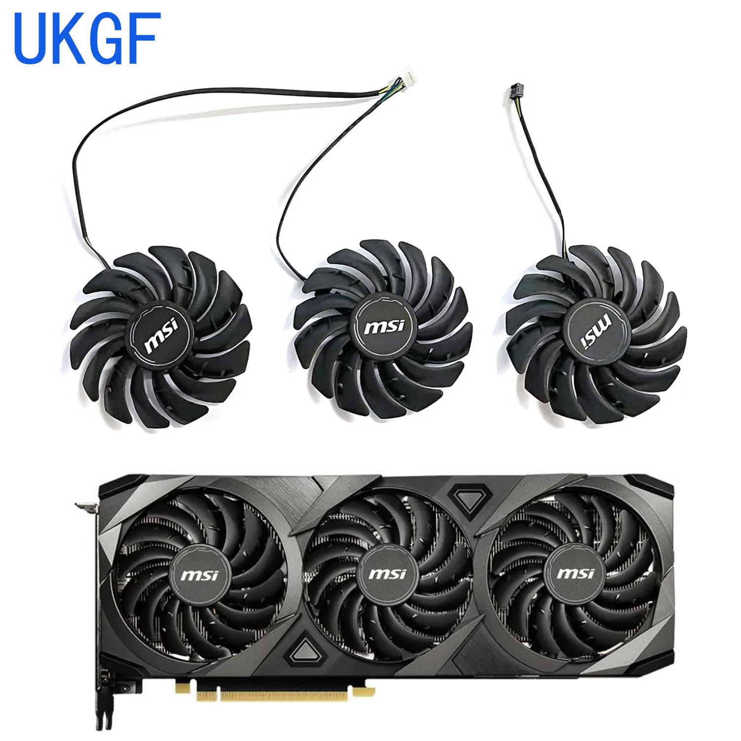PLD09210S12HH 85mm RTX3080 RTX3070 enfriador MSI Geforce RTX 3060 Ti 3070 3080 3080Ti 3090 Ventus 3X ventilador de tarjeta gráfica para juegos