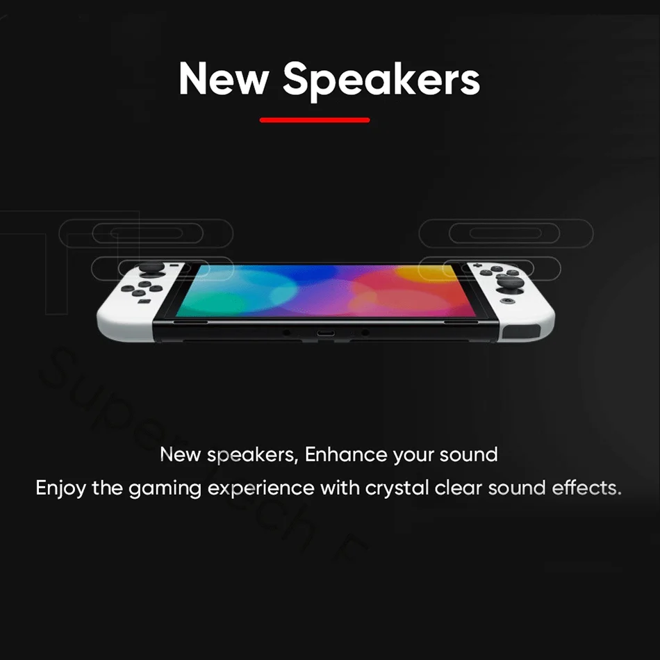 Nintendo Switch Modelo OLED Pantalla de 7 pulgadas Joy‐Con Mango Audio mejorado Consola ajustable Modo de TV estable Videojuego - imagen 5