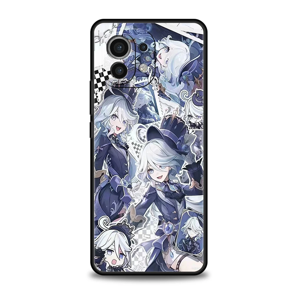 Funda de teléfono para Xiaomi 15 14 13 12 Lite 14T 13T 12T Pro Poco X7 X6 X5 X4 X3 NFC F7 Ultra F6 Pro, Genshin Impact Furina - imagen 3