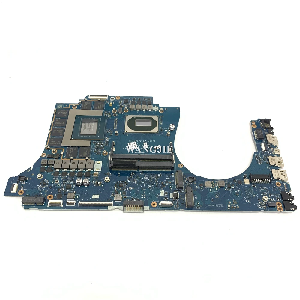 Para HP OMEN 17-CB1010CA 17-CB placa base de computadora portátil L97057-601 LA-J672P DSC RTX2070 8GB GPU i7-10750H WIN CPU 100% en funcionamiento - imagen 2