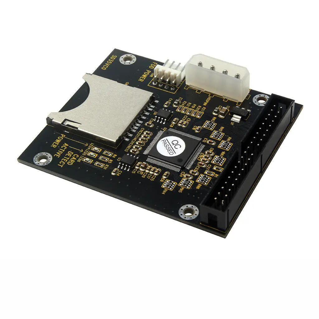 Tarjeta adaptadora SD a IDE SSD de 3,5 pulgadas, 40 pines, 3,5 pulgadas, IDE HDD, 5V, tarjeta de memoria SD para ordenador PC - imagen 4