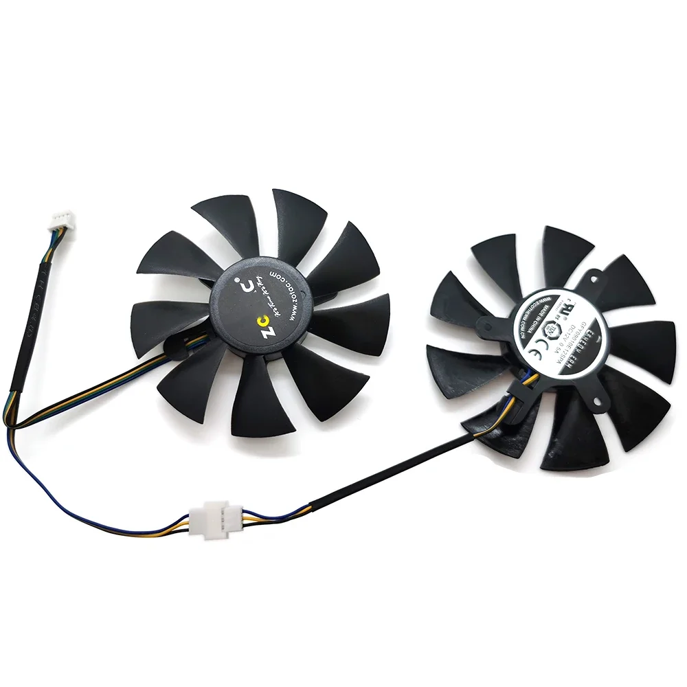 Ventilador enfriador de 85mm GFY09010E12SPA de 4 pines, repuesto para ZOTAC Geforce GTX 1060 AMP Edition 6 GB GTX 1070 Mini refrigeración de tarjetas gráficas - imagen 4
