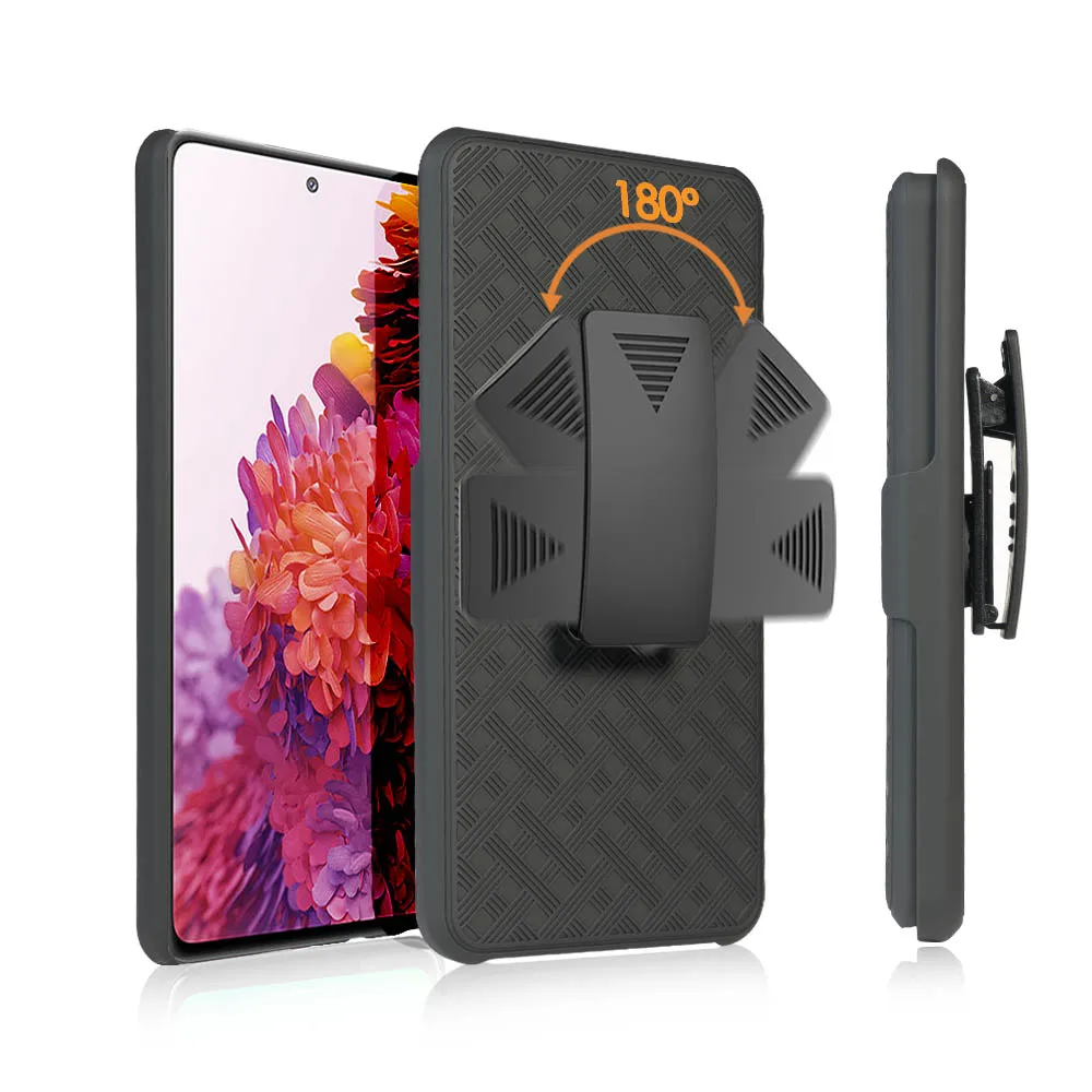 Funda con Clip para cinturón de cintura para hombre, carcasa trasera giratoria, soporte para teléfono para Samsung Galaxy Note 20, 10, S20, S22, S21, S23 Plus Ultra - imagen 4