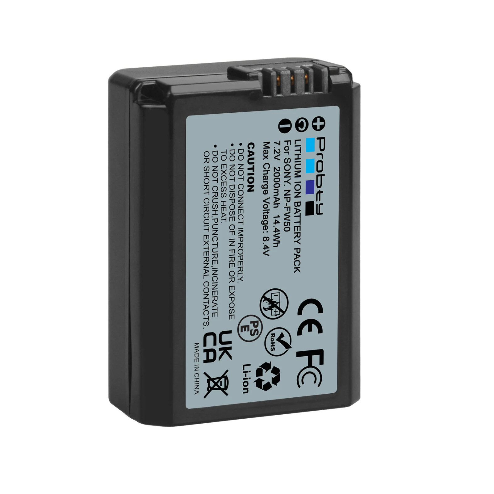 Batería NP-FW50 NP FW50 + carga rápida de doble ranura para Sony ZV-E10, Alpha A6400 A6000 A6300 A6500 A5000 A7 A7II A7RII A7SII A7S - imagen 2