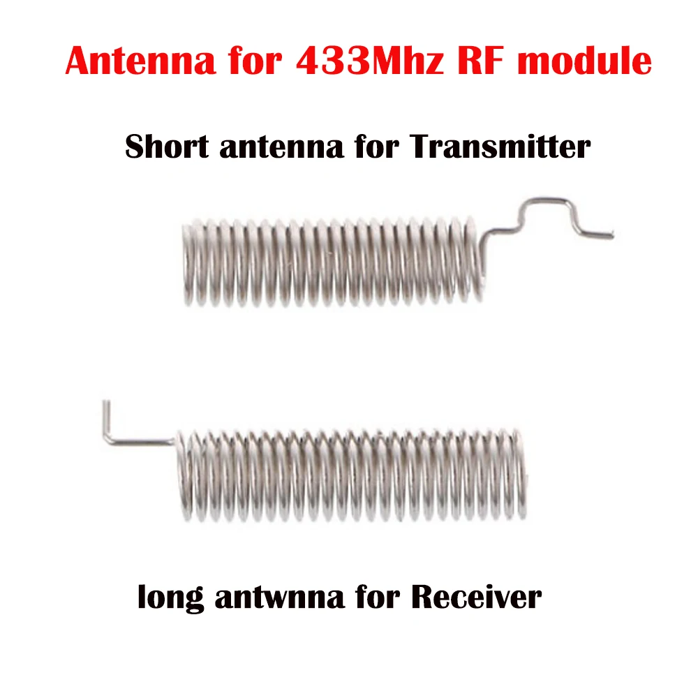 Módulo receptor y transmisor RF superheterodino de 433 Mhz para módulo inalámbrico Arduino Kit Diy Control remoto de 433Mhz - imagen 5