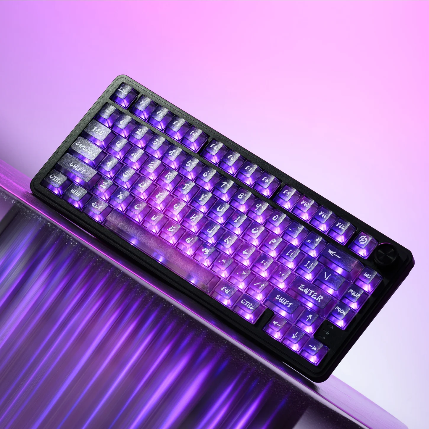 Llavero de teclado mecánico degradado, juego de teclas DIY colorido, PC, tapa de cereza, 118 teclas - imagen 2