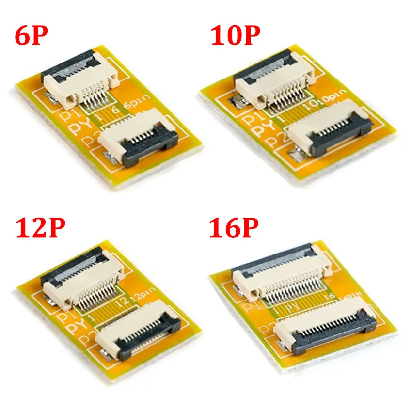 Adaptador de placa de extensión de Cable plano Flexible FPC FFC, paso de 1,0mm, Conector de Pin 4, 5, 6, 8, 10, 12, 14, 15, 16, 22, 24, 26, 28, 30 ~ 40, 1 unidad - imagen 5