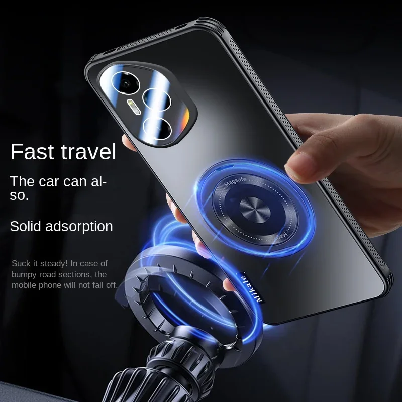 Para Honor 300 Ultra Honor300 200 Pro lente cámara película mate estuche rígido para Honor 300 Pro magnético para Magsafe anillo titular cubierta - imagen 4