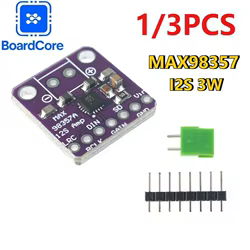 Módulo amplificador MAX98357 I2S, interfaz de ruptura de amplificador Clase D de 3W, módulo decodificador DAC para Raspberry Pi ESP32, 1/3 Uds.