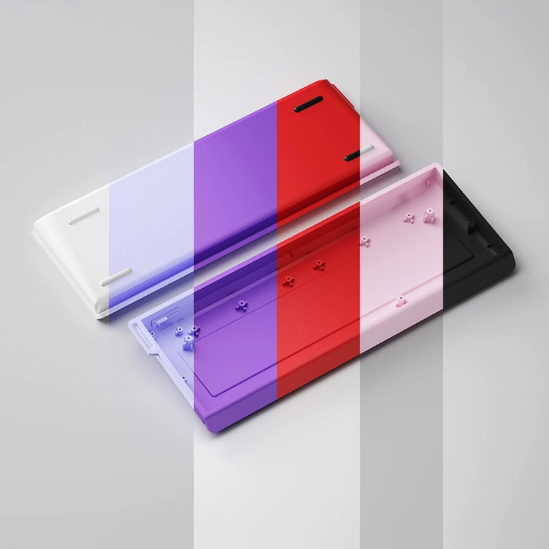 Wooting 60HE Mad 60he GH60 carcasa de teclado de aluminio 60% diseños de teclas funda de teclado para teclado Mad60 Raven61 Aula Win60 GT60 - imagen 2