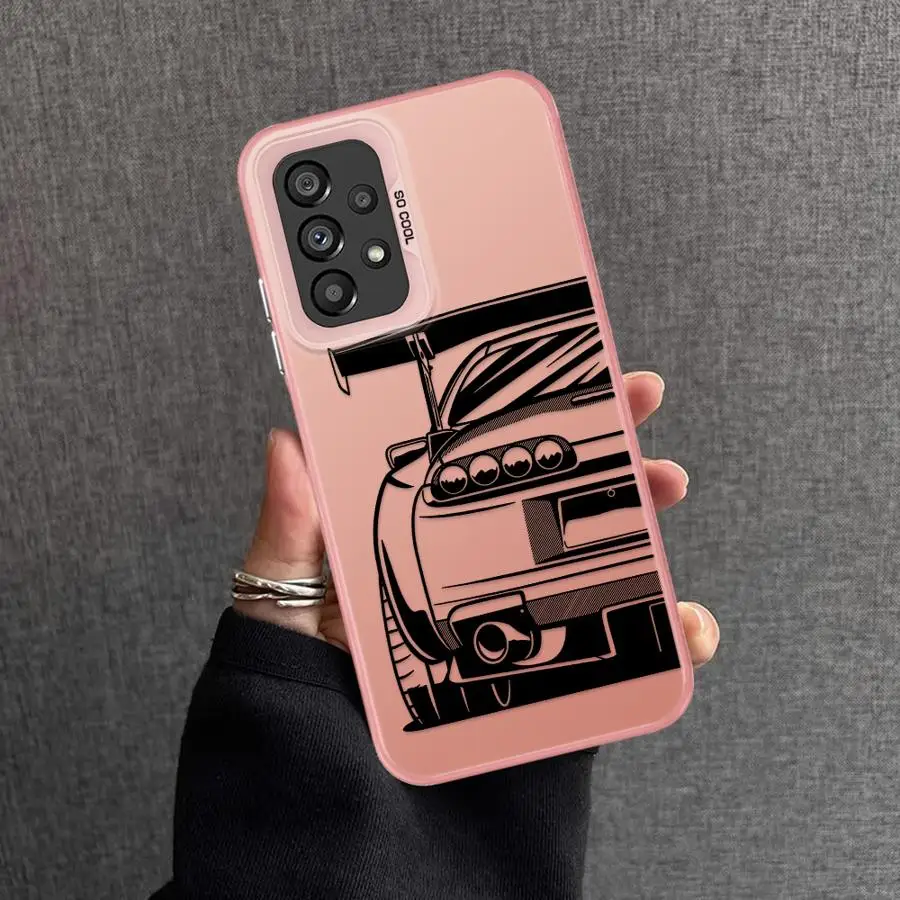 Dream Car JDM Cool Soft Shell funda de teléfono para Samsung Galaxy A53 A71 A35 A52 A72 A26 A36 A54 A51 A56 A73 A55 - imagen 3