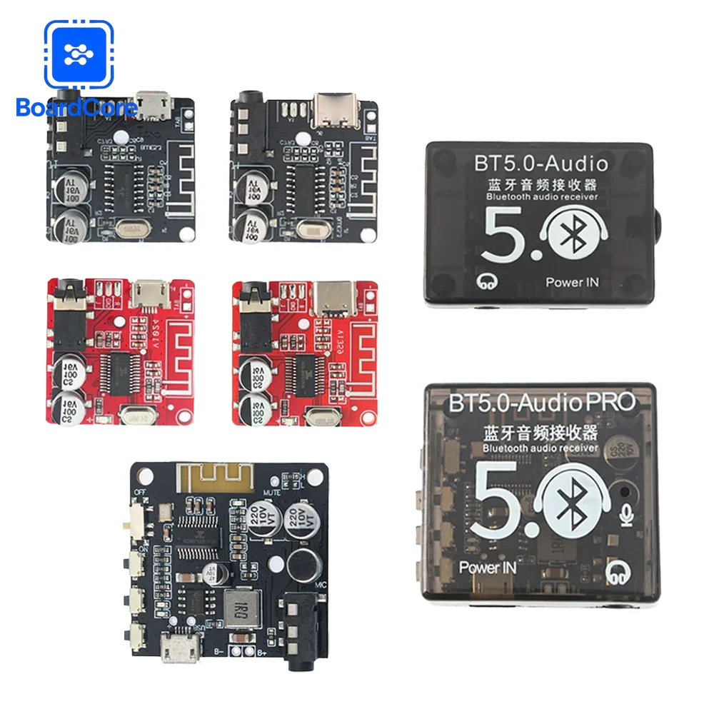 Módulo receptor de Audio Bluetooth, BT5.0/4.1 PRO, decodificador sin pérdidas MP3, Mini placa de salida estéreo, amplificador de música, 3,7-5V, 1-2 uds.