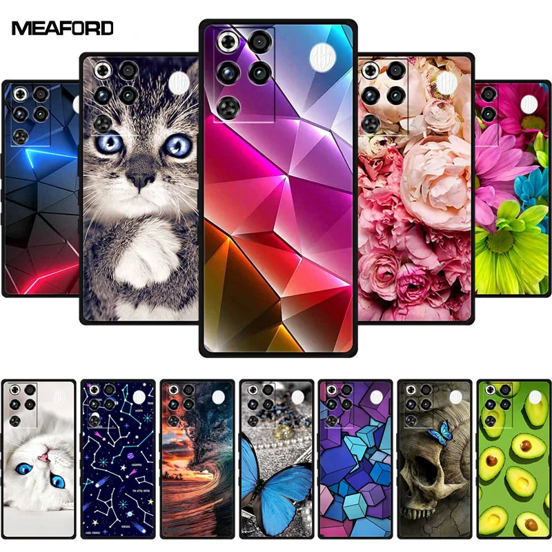 Funda para ZTE Nubia Red magic 11 Pro + Redmagic 11 pro plus, funda de teléfono de silicona suave, parachoques protector de TPU, escudo de Color de moda