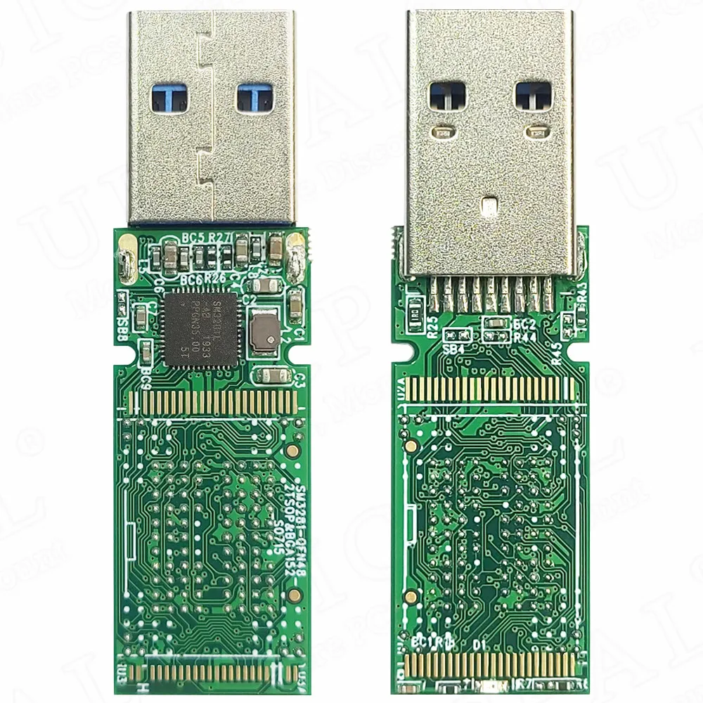 SM3281AB U Disk PCB Controller, placa de Control principal PCBA para NAND Flash USB3.0, doble Chip BGA132 BGA152, bricolaje, nuevo, 100%