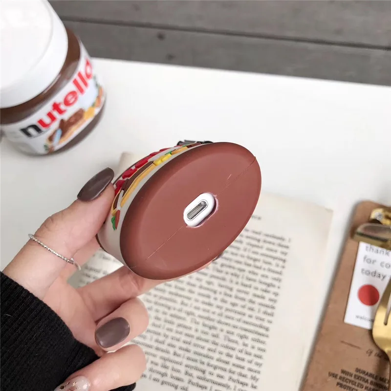 Funda para Airpods Pro 2, funda para botella de salsa de Chocolate de Nutella, funda para auriculares Bluetooth, funda para Airpods 3 2021 - imagen 5
