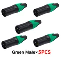 Green male 5pcs