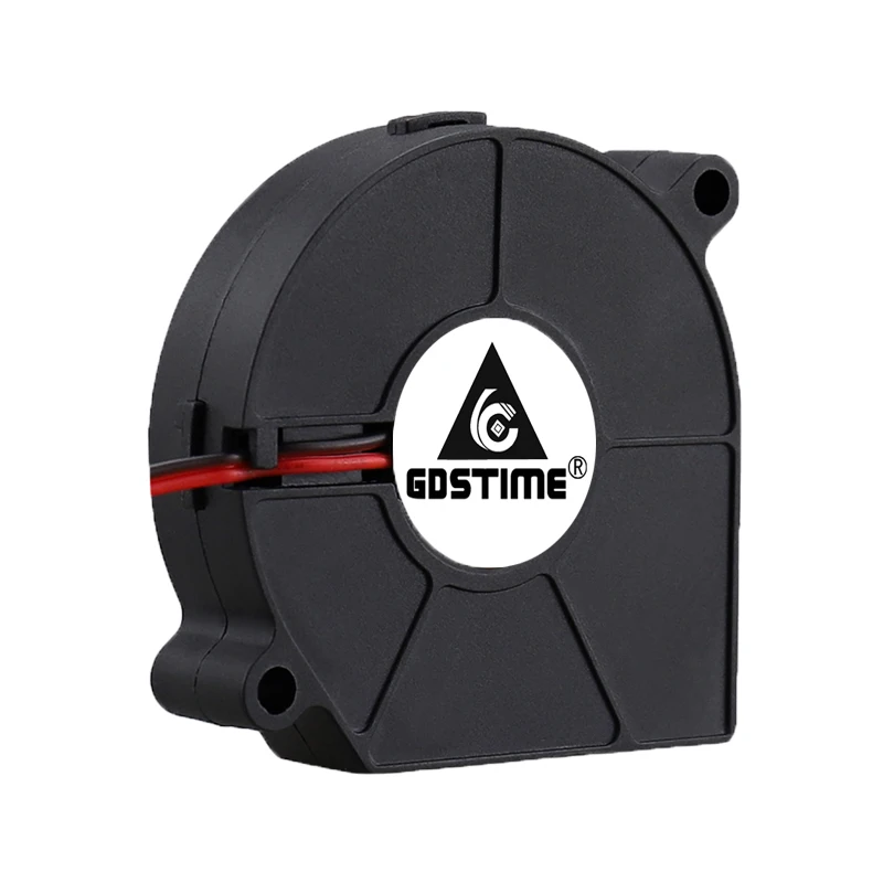 Gdstime-ventilador de refrigeración sin escobillas, 6CM, CC, 60mm, 5V, 12V, 24V, 2 pines, USB, 60x15mm, 6015 manguito, radiador disipador térmico, 2 uds. - imagen 2