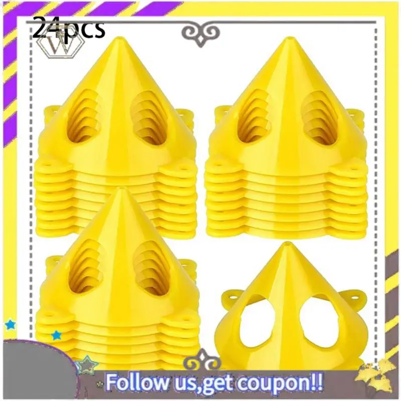 Nuevo 24 Uds. Soporte de pirámide de pintor, Mini trípode de pintura, barrera de rodillo a prueba de viento, señales de barrera para limpieza de pinturas al óleo de pintura duraderas - imagen 3