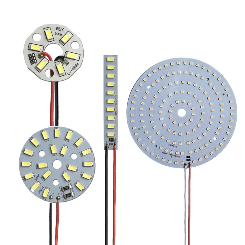 Placa de Chip LED SMD 5730 DC 5V, diodo emisor regulable, luz de cuentas, fuente de bombilla LED para el hogar, accesorios reemplazables, 3W, 5W, 10W, 30W