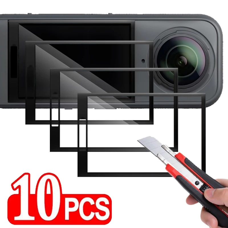 Película protectora curvada 3D para Insta360 X5, Protector de pantalla, películas antiarañazos, cubierta sin vidrio para accesorios Insta 360 X5