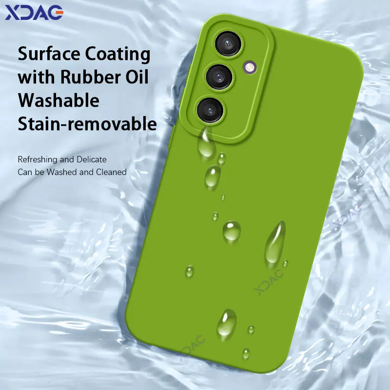 Fundas originales Angel Eyes para Samsung Galaxy S24 Plus 5G 360 bolsas cuadradas de silicona líquida SamsungS24 SamsungS24Plus S24Plus - imagen 5