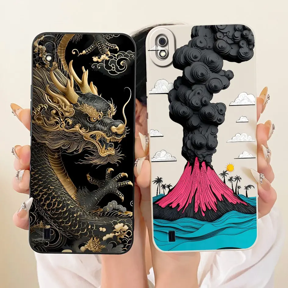 Funda a prueba de golpes para Samsung Galaxy A10 Funda SM-A105F Popular Funda de silicona suave de girasol para Samsung A10s M01s SM-A107F Coque - imagen 4