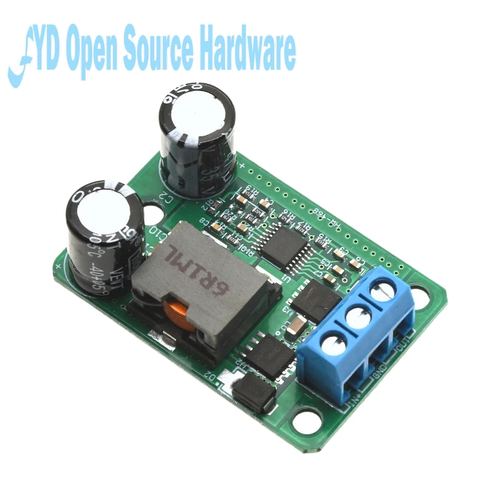 Módulo de fuente de alimentación reductor DC-DC convertidor de potencia de rectificación síncrona 24V/12V a 5V/5A 25W - imagen 5